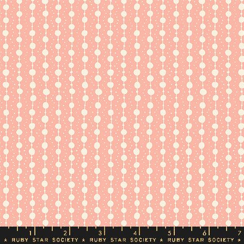 Endpaper Pearls in Bashful - Ruby Star Society Sold by the Half Yard